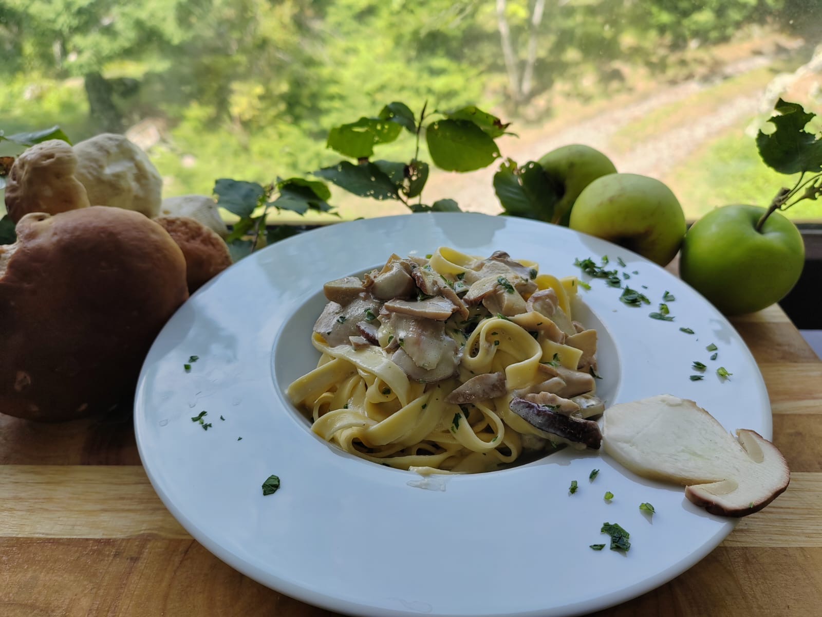 Tagliatelle ai funghi porcini della Val d'Aveto